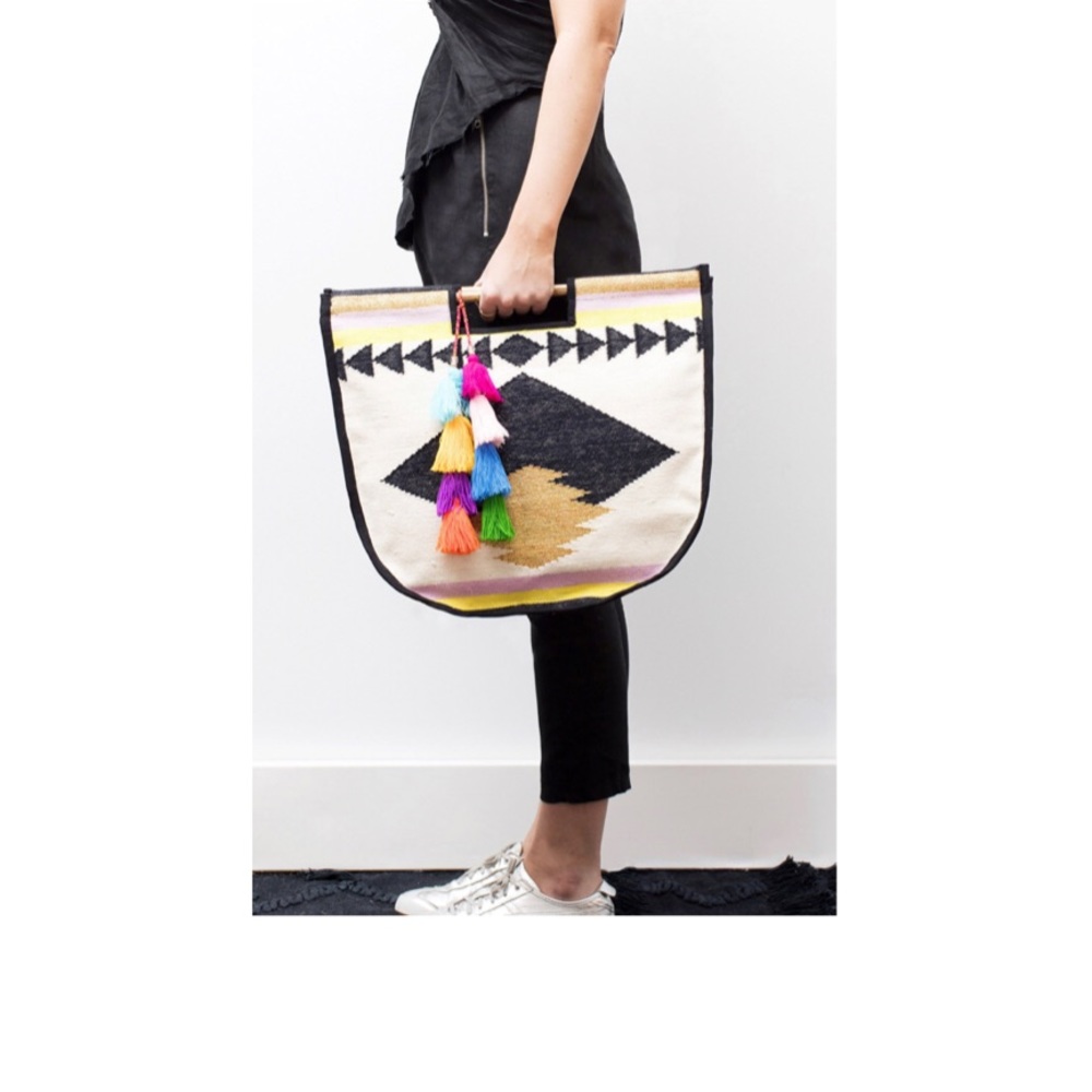 NEW! Langdon Ltd. Hola Round Carry Bag (NWOT)